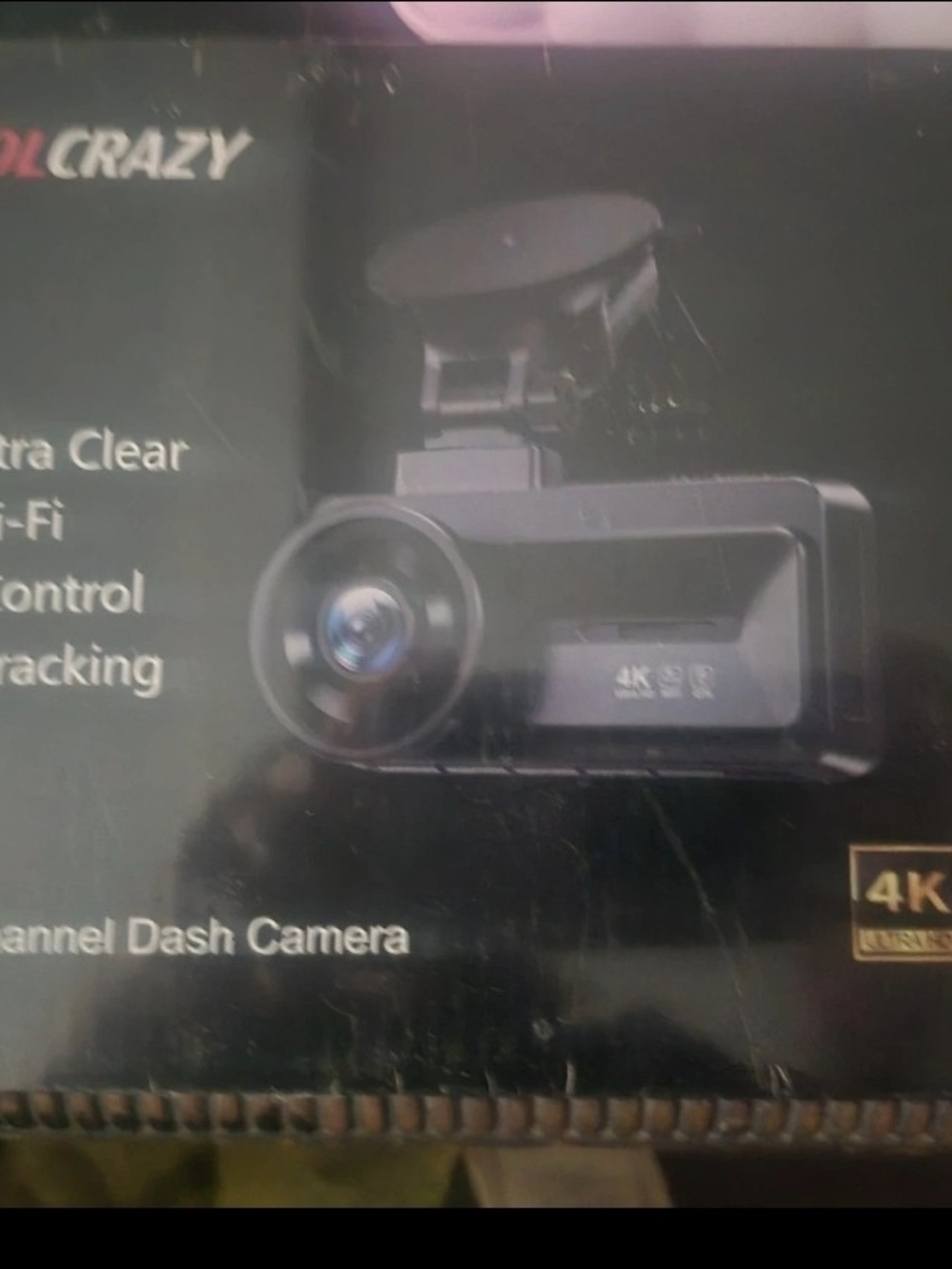 4K Dash Camera – Black